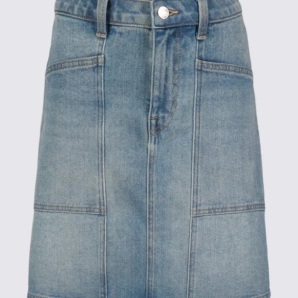 NWT Buffalo Sophia High Waist Mid Length Jean Skirt Indigo 28 MSRP $69 - Picture 7 of 12